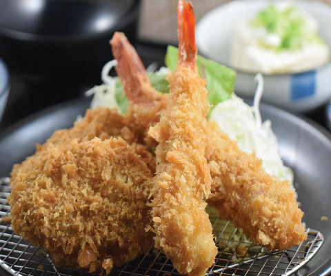 Fillet Katsu with Shrimp